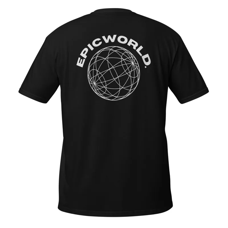 EPICWORLD Globe Tee in black
